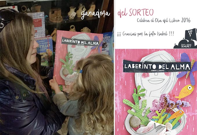ganadora concurso Laberinto Ana Llenas Librería Semuret Día del libro Zamora
